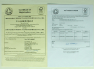 Certification - high-FSC certificate